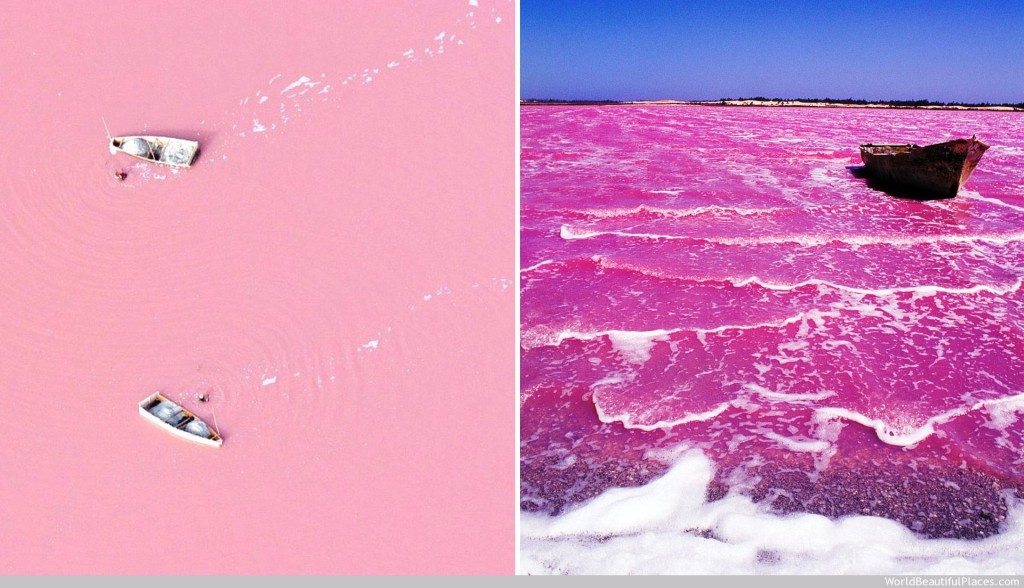 Most Romantic Cities in Africa: Pink Lake (Lac Rose), Senegal