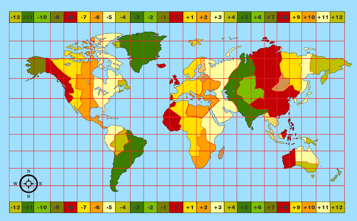 Time Zones In West Africa: GMT