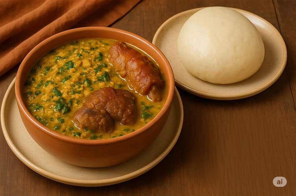 How to Prepare Nigerian Egusi Soup with Pumpkin Leaves (Ugu)