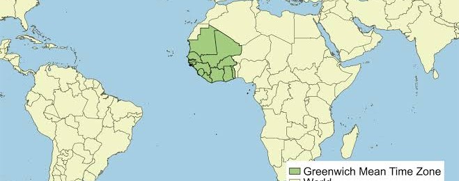 West African Time Zone: Greenwich Mean Time