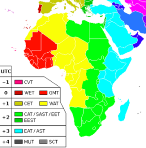 Understanding the 3 Major West African Time Zone Maps