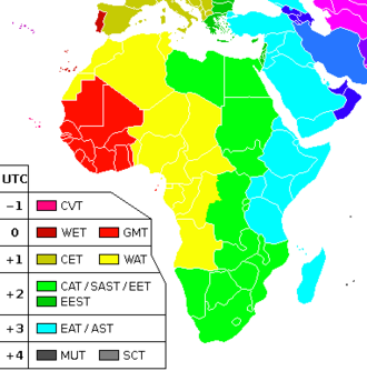 Understanding the 3 Major West African Time Zone Maps